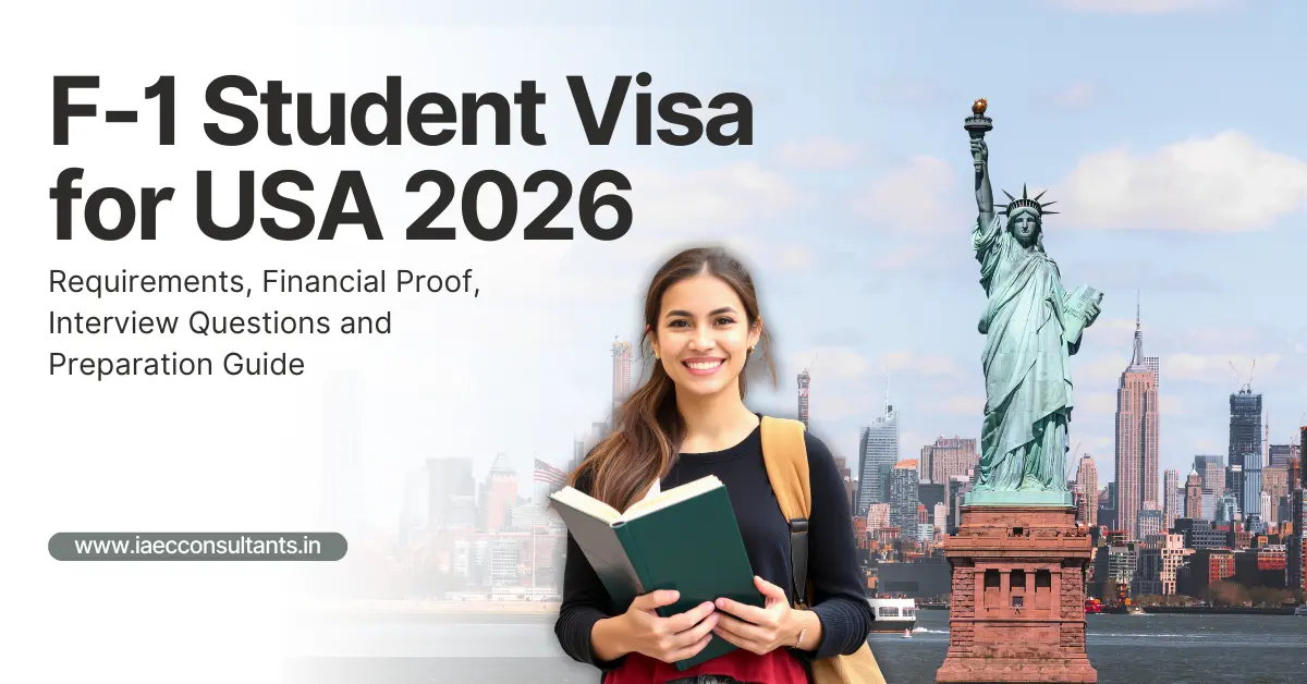 F-1 Student Visa for USA 2026 | Requirements, Financial Proof, Interview Questions and Preparation Guide